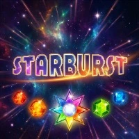 Starburst slot game artwork at Casino Kings for United Kingdom players